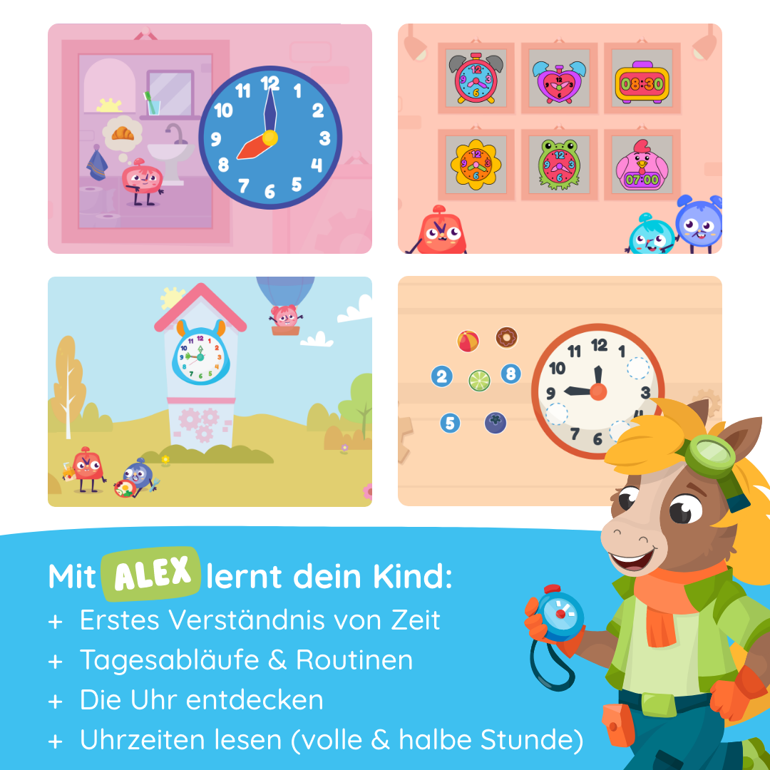 Alex "Die Uhr lernen"